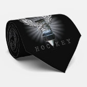 Winged Hockey (personalisiert) Krawatte (Gerollt)
