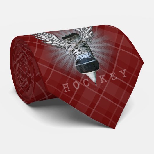 Winged Hockey Personalisierte Krawatte (Gerollt)