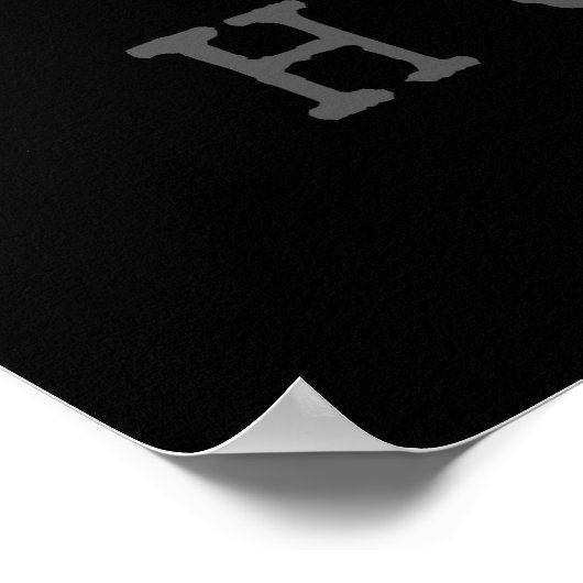 Winged Hockey Poster (Ecke)