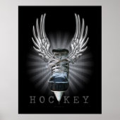 Winged Hockey Poster (Vorne)