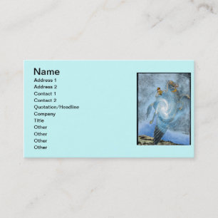 Winged Horse Business Card Visitenkarte