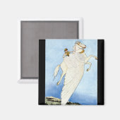 Winged Horse Magnet (Vorderseite/Rückseite)