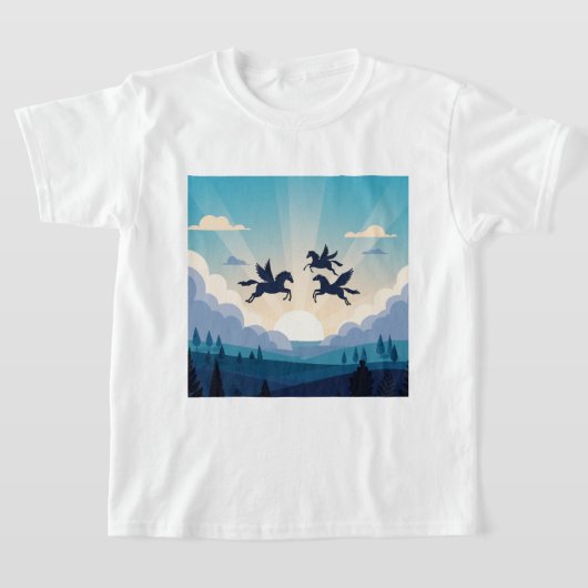 Winged horses T-Shirt (Ablage )