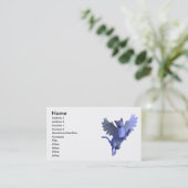 Winged Kitty-Visitenkarte Visitenkarte (Stehend Vorderseite)