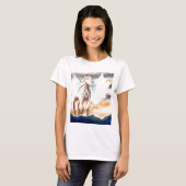 Winged Kunst u. Entwurf Pegasus CricketDiane T-Shirt (Vorne ganz)
