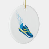 Winged Laufschuh Keramikornament (Rechts)