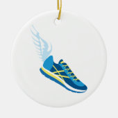 Winged Laufschuh Keramikornament (Vorne)