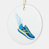 Winged Laufschuh Keramikornament (Links)