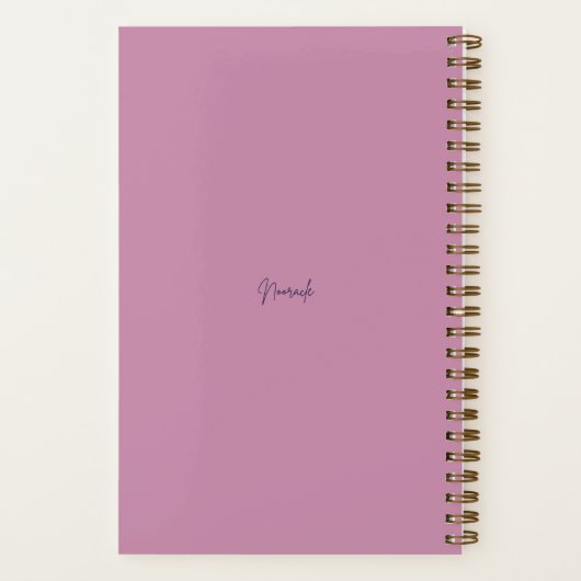 Winged Leopard Rider & Floating Castle Journal Notizblock (Rückseite)