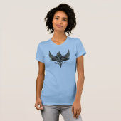 WINGED LILIE BEUNRUHIGTE ZINN T-Shirt (Vorne ganz)