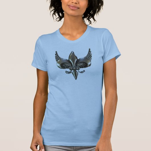 WINGED LILIE BEUNRUHIGTE ZINN T-Shirt (Vorderseite)