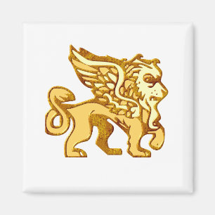 Winged Lion Magnet