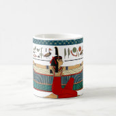 Winged Ma'at ägyptische Göttin der Wahrheit Kaffeetasse (Mittel)