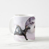 Winged Midnight Cats Kaffeetasse (Vorderseite Links)