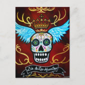 WINGED MUERTOS POSTCARD POSTKARTE (Vorderseite)