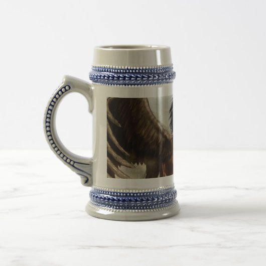 Winged Pegasus Bierglas (Links)