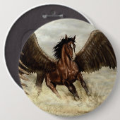 Winged Pegasus Button (Vorne & Hinten)