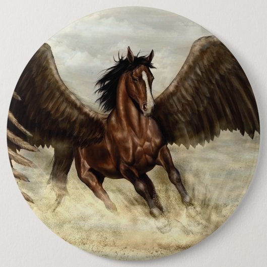 Winged Pegasus Button (Vorderseite)