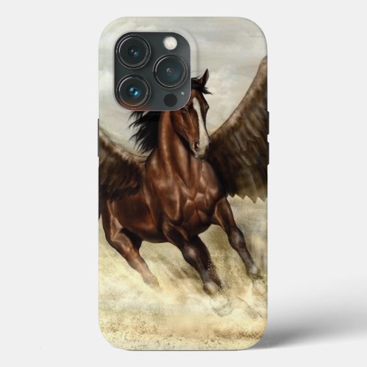 Winged Pegasus Case-Mate iPhone Hülle (Rückseite)