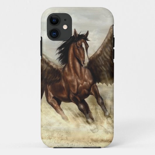 Winged Pegasus Case-Mate iPhone Hülle (Rückseite)