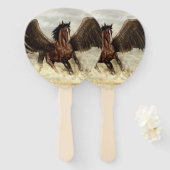 Winged Pegasus Fächer (Vorne und Hinten)