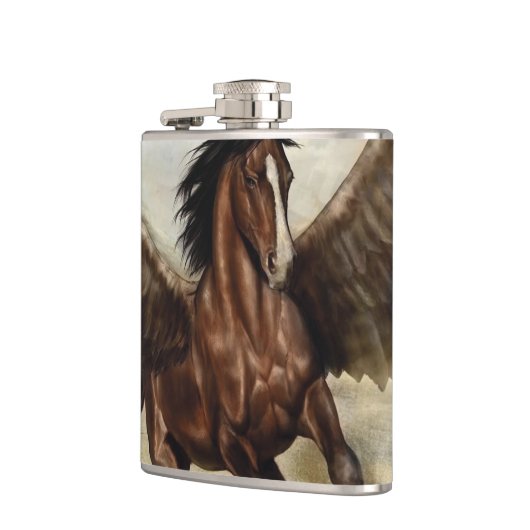 Winged Pegasus Flachmann (Links)