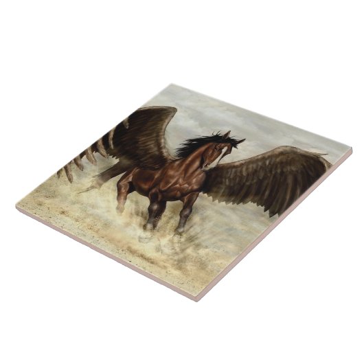 Winged Pegasus Fliese (Seite)