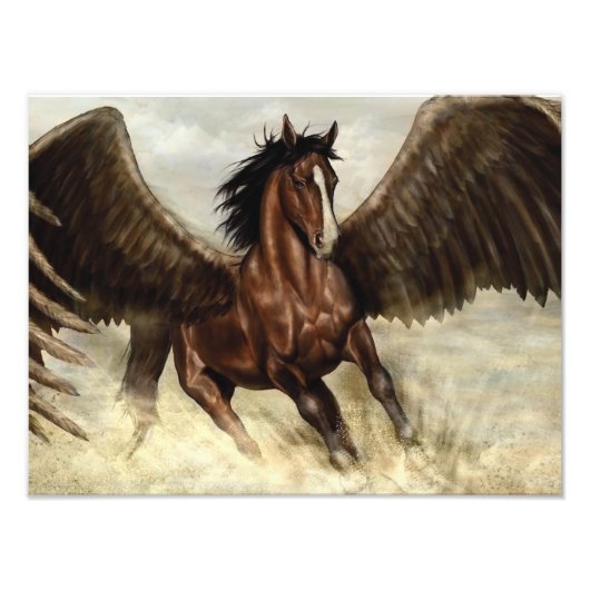 Winged Pegasus Fotodruck (Vorne)
