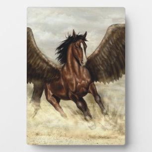 Winged Pegasus Fotoplatte