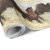 Winged Pegasus Geschenkpapier (Rolleneckpunkt)