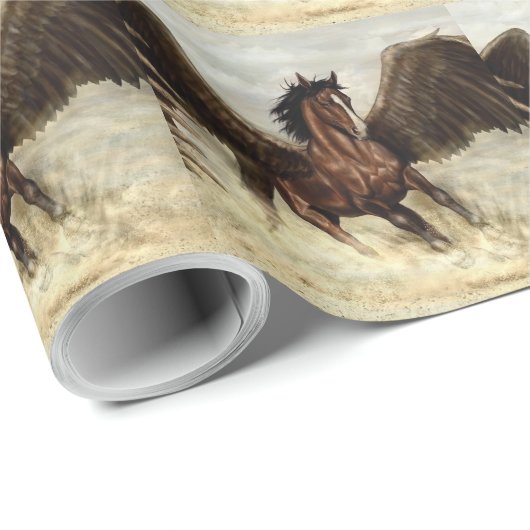 Winged Pegasus Geschenkpapier (Rolleneckpunkt)