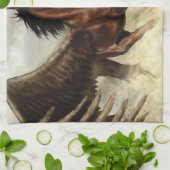 Winged Pegasus   Geschirrtuch (Gefaltet)