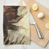 Winged Pegasus   Geschirrtuch (Viertel Falte)