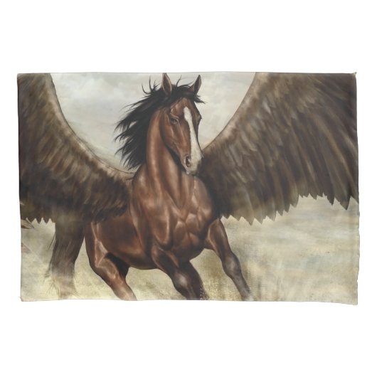 Winged Pegasus Kissenbezug (Vorderseite-Links)
