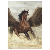 Winged Pegasus Klemmbrett (Rückseite)