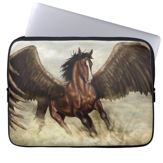 Winged Pegasus Laptopschutzhülle (Vorderseite)