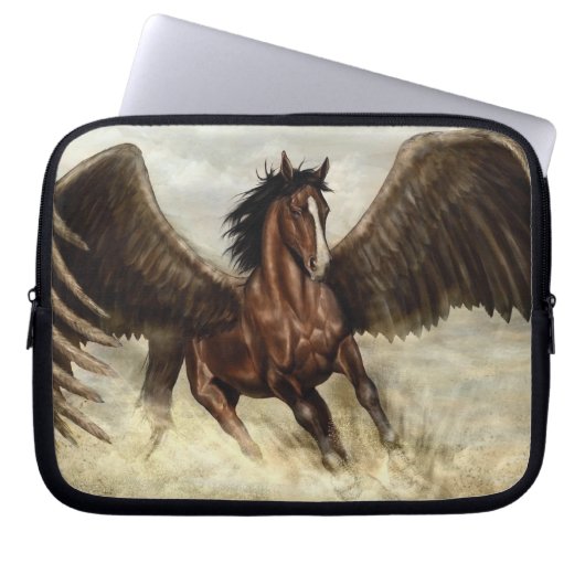 Winged Pegasus Laptopschutzhülle (Vorderseite)