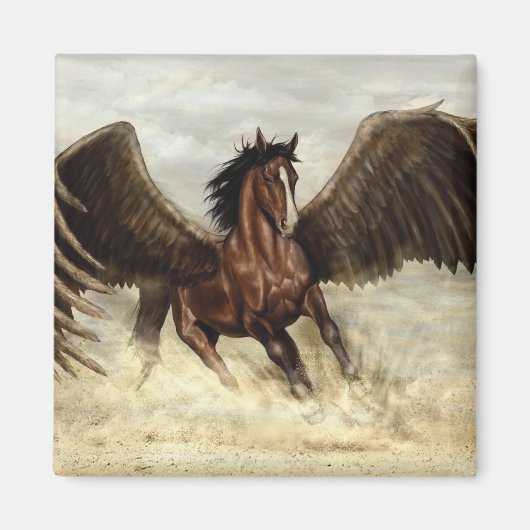 Winged Pegasus Magnet (Vorne)