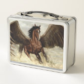 Winged Pegasus Metall Brotdose (Rückseite)