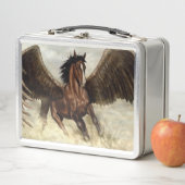 Winged Pegasus Metall Brotdose (Beispiel)