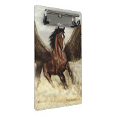 Winged Pegasus Mini Klemmbrett (Schrägansicht)