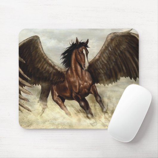 Winged Pegasus Mousepad (Mit Mouse)