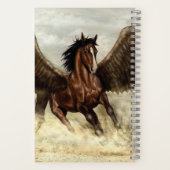 Winged Pegasus Notizblock (Rückseite)