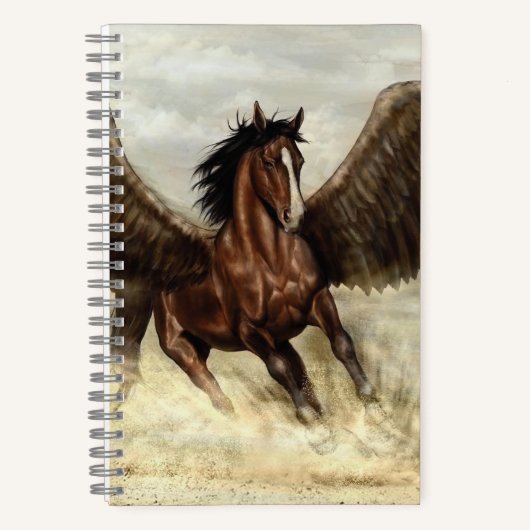 Winged Pegasus Notizblock (Vorderseite)