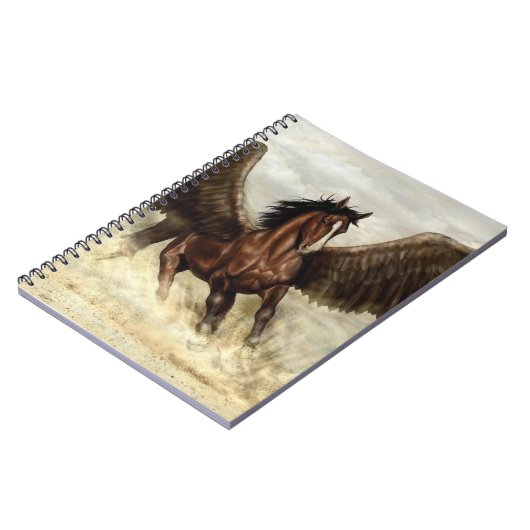 Winged Pegasus Notizblock (Linke Seite)