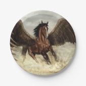 Winged Pegasus Pappteller (Vorderseite)