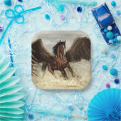 Winged Pegasus Pappteller (Party)