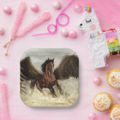 Winged Pegasus Pappteller (Party)
