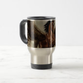Winged Pegasus Reisebecher (Vorderseite Links)