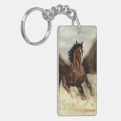 Winged Pegasus Schlüsselanhänger (Vorderseite links)